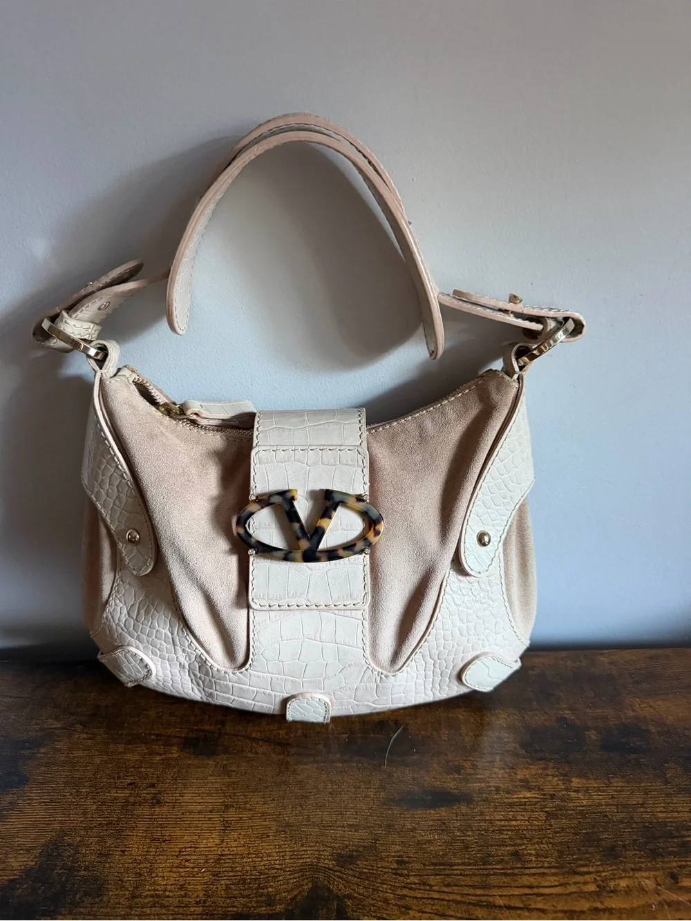 Vintage Valentino Garavani Cream Shoulder Bag – Excellent Condition - Picture 2 of 16